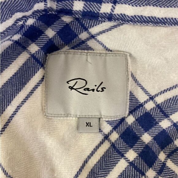 #139 RAILS HUNTER White sapphire Rayon Flannel - Picture 6 of 7
